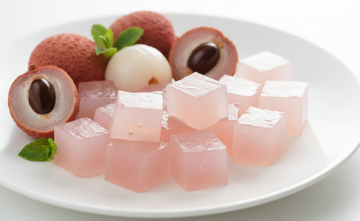 Lychee Jelly for Bubble Tea