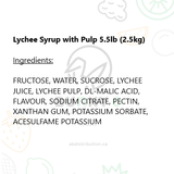 Lychee Syrup with Pulp