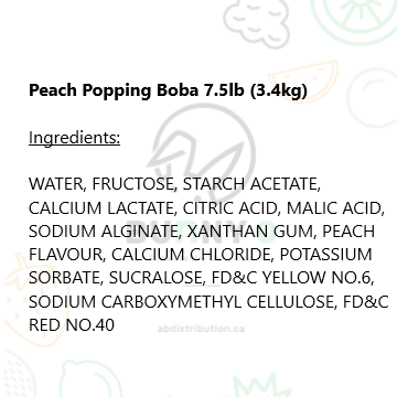 Peach Popping