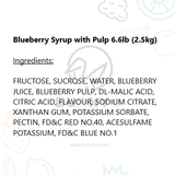 Blueberry Syrup with Pulp