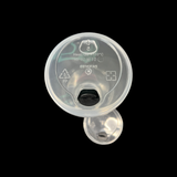 Cap Lid HY90 Clear with Stopper - 90mm